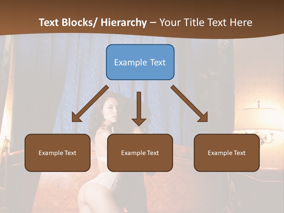 Beauty Bra Lacy PowerPoint Template