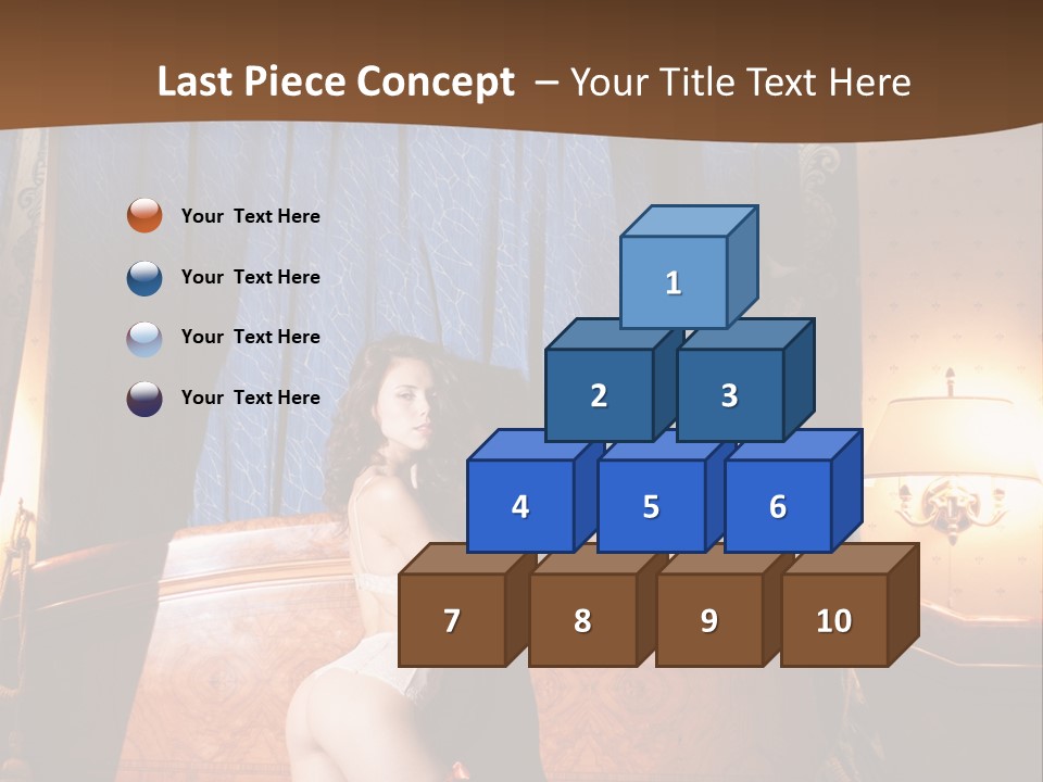 Beauty Bra Lacy PowerPoint Template