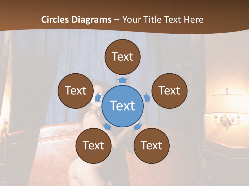 Beauty Bra Lacy PowerPoint Template