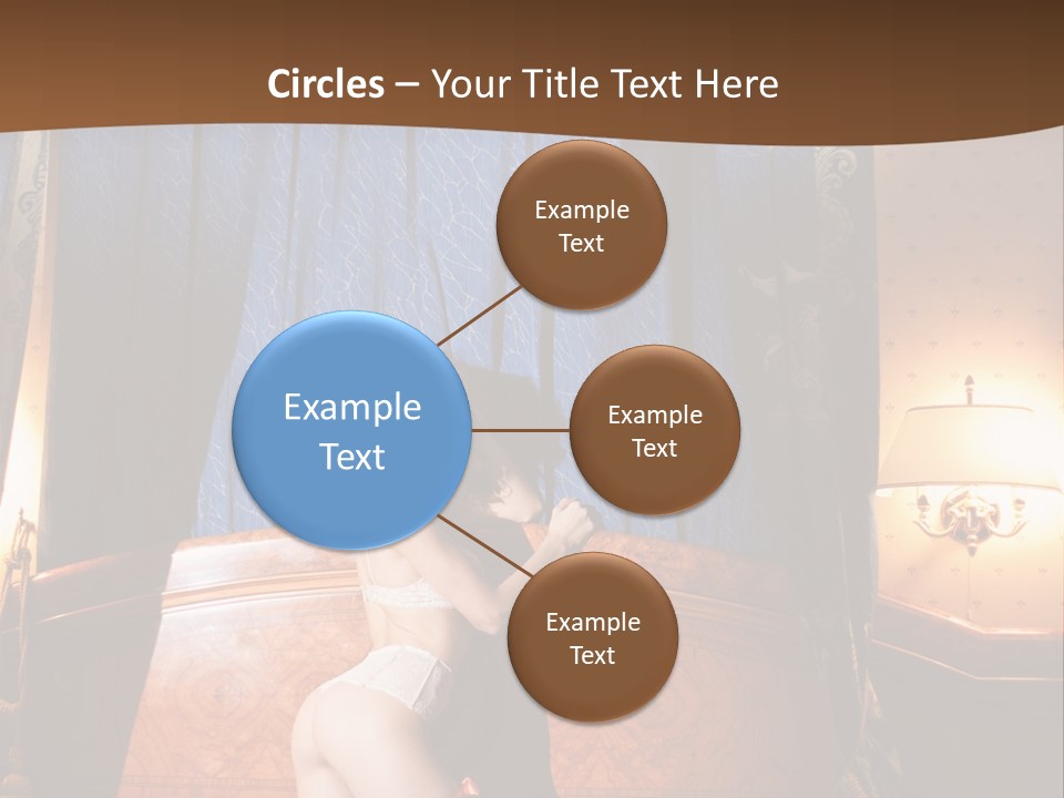 Beauty Bra Lacy PowerPoint Template