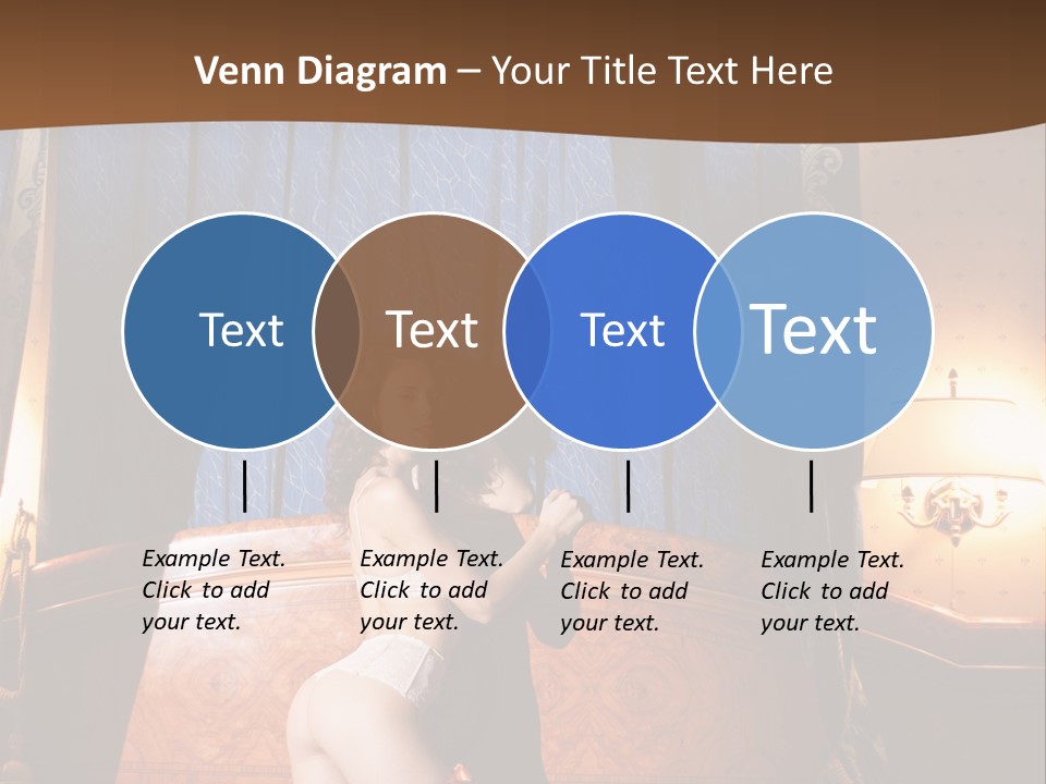 Beauty Bra Lacy PowerPoint Template