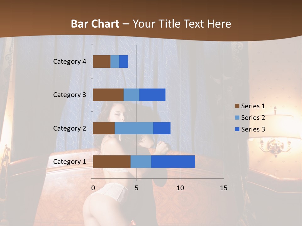 Beauty Bra Lacy PowerPoint Template