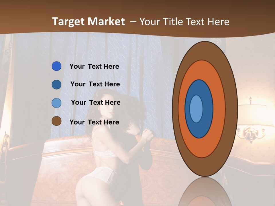 Beauty Bra Lacy PowerPoint Template