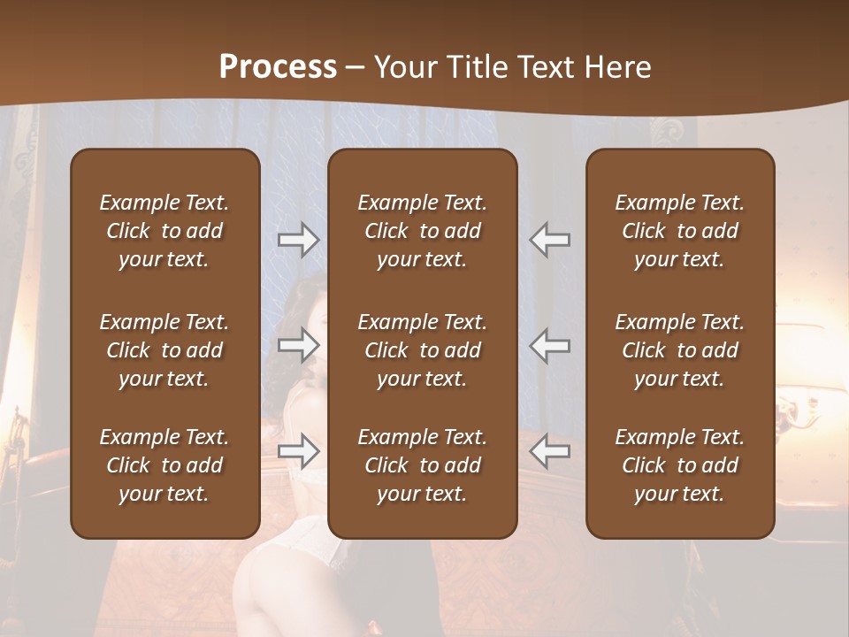Beauty Bra Lacy PowerPoint Template