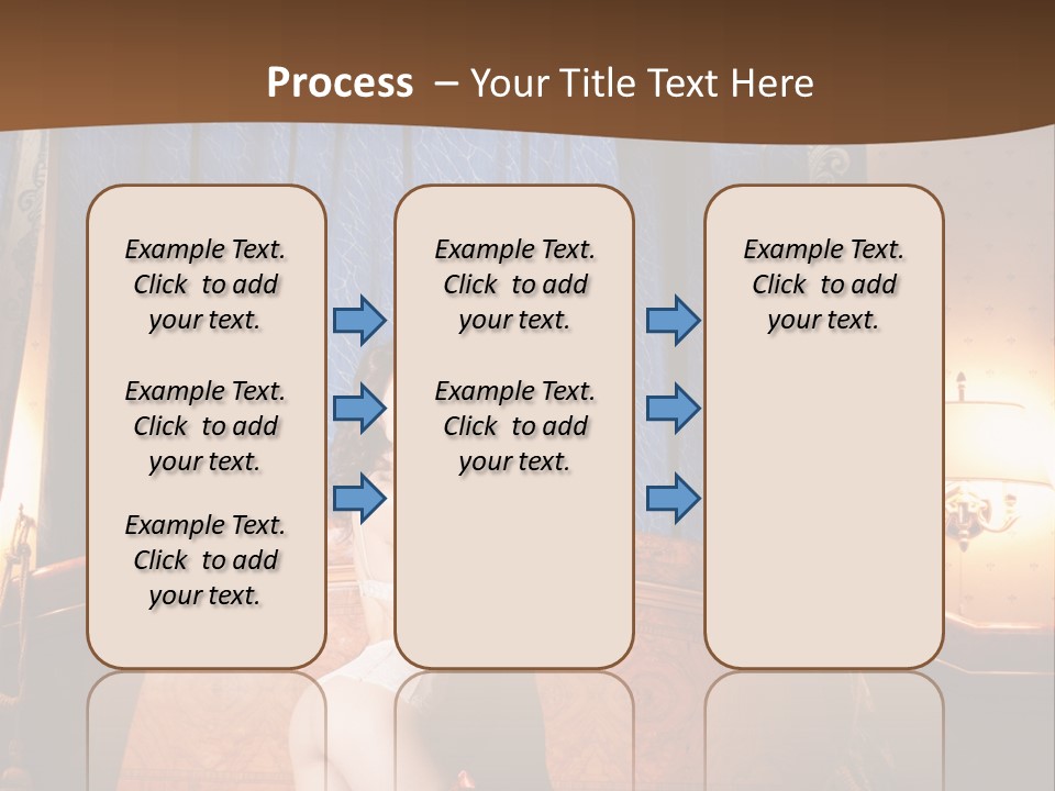 Beauty Bra Lacy PowerPoint Template