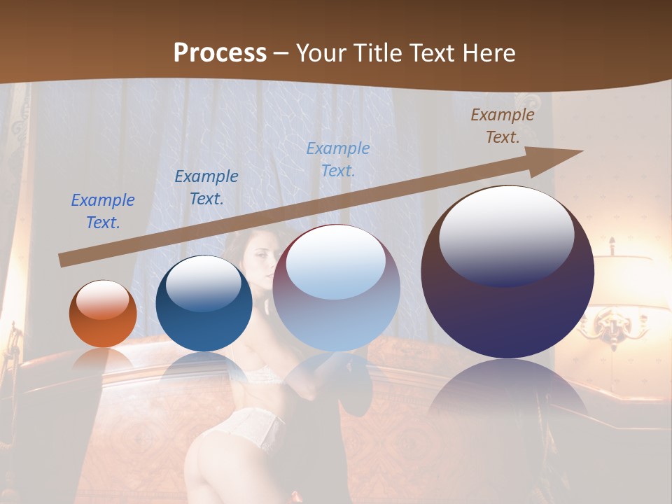 Beauty Bra Lacy PowerPoint Template