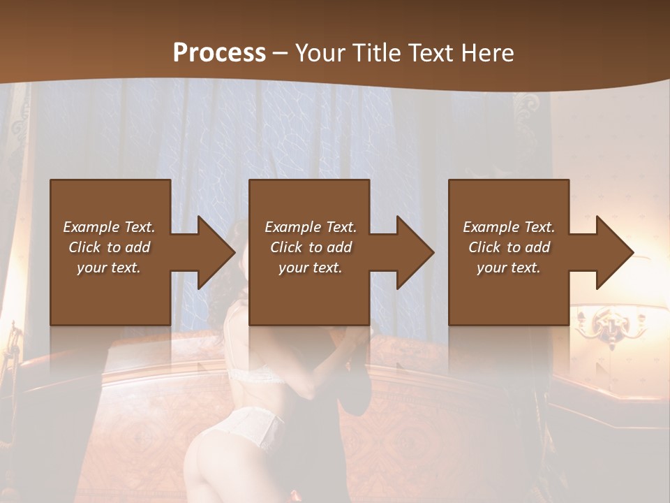 Beauty Bra Lacy PowerPoint Template