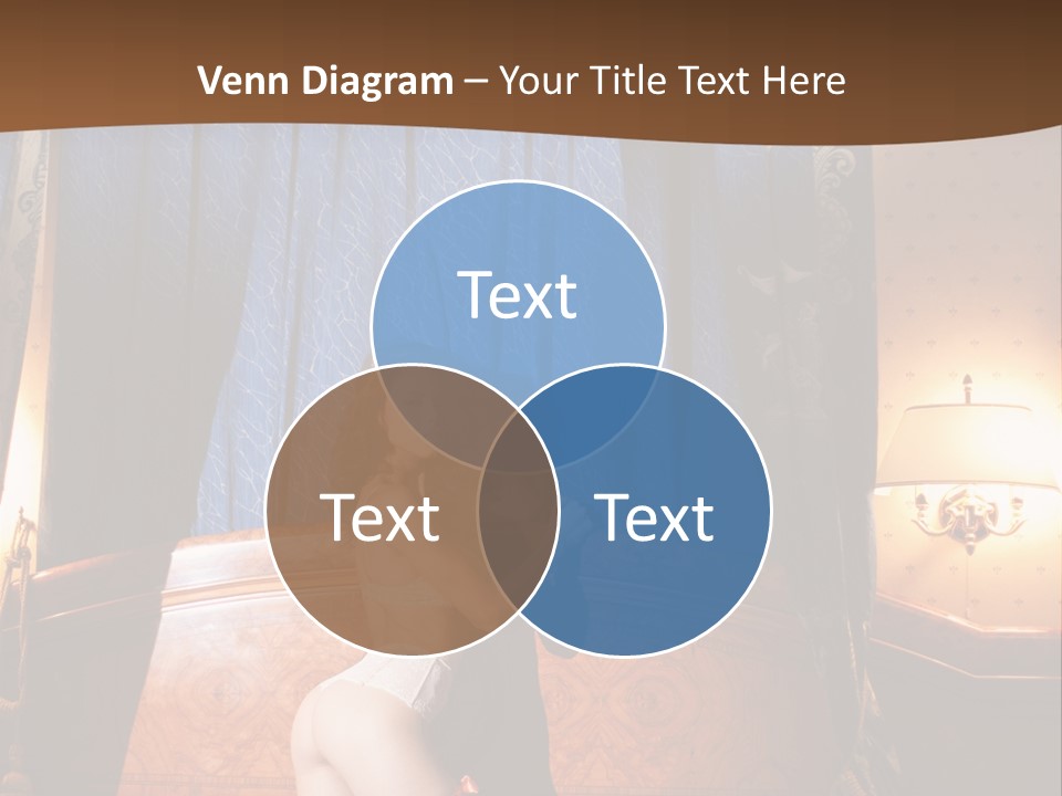 Beauty Bra Lacy PowerPoint Template