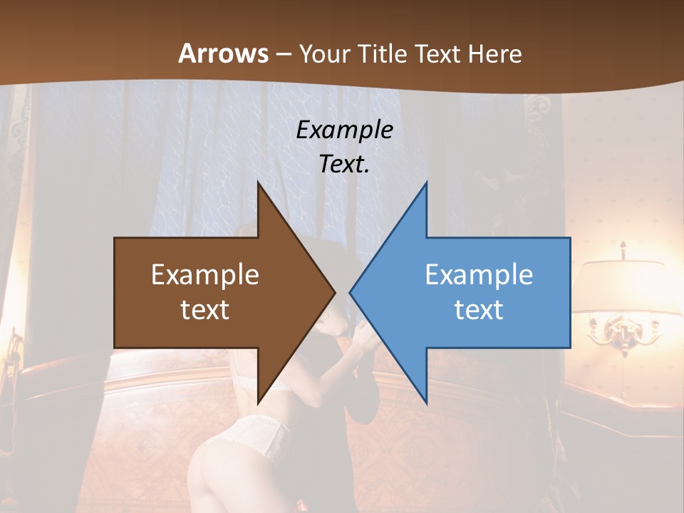 Beauty Bra Lacy PowerPoint Template