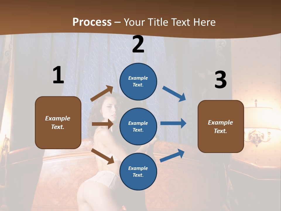 Beauty Bra Lacy PowerPoint Template