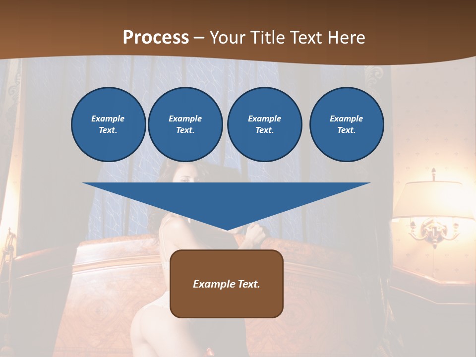 Beauty Bra Lacy PowerPoint Template