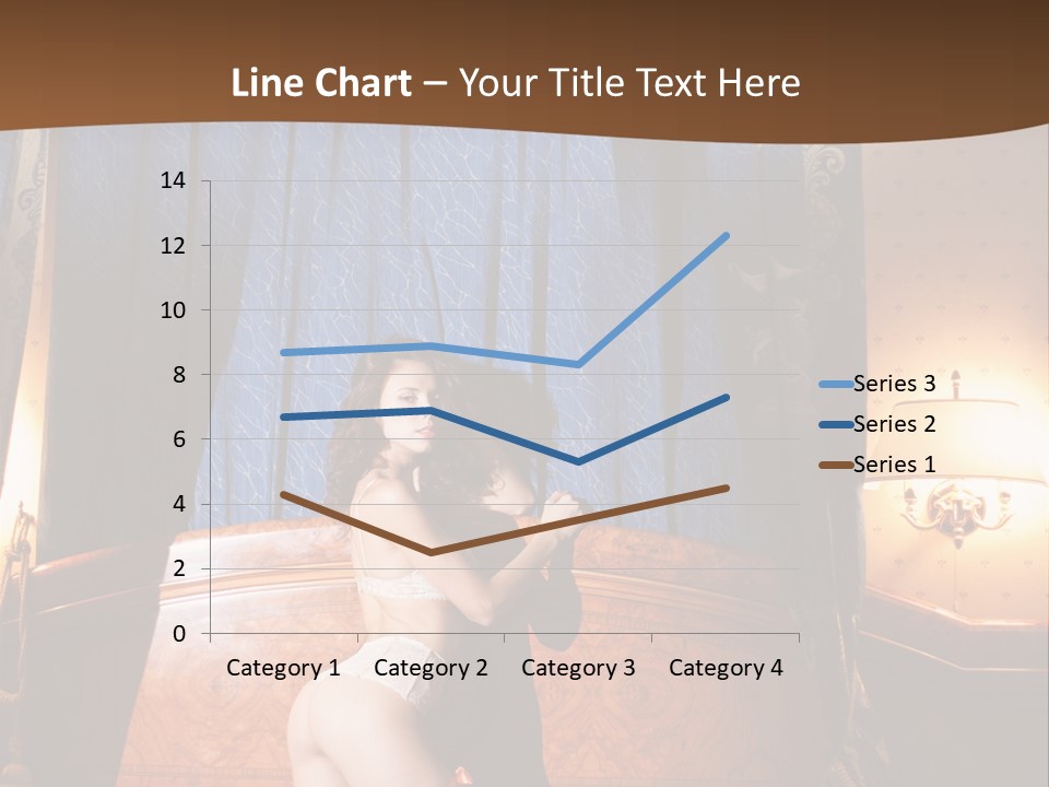 Beauty Bra Lacy PowerPoint Template