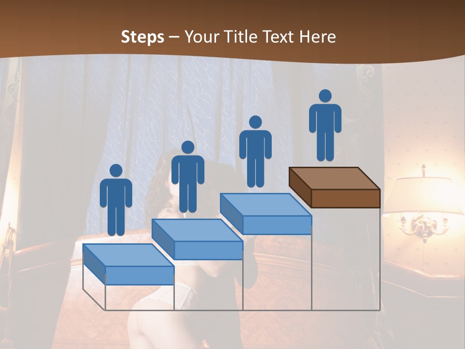 Beauty Bra Lacy PowerPoint Template