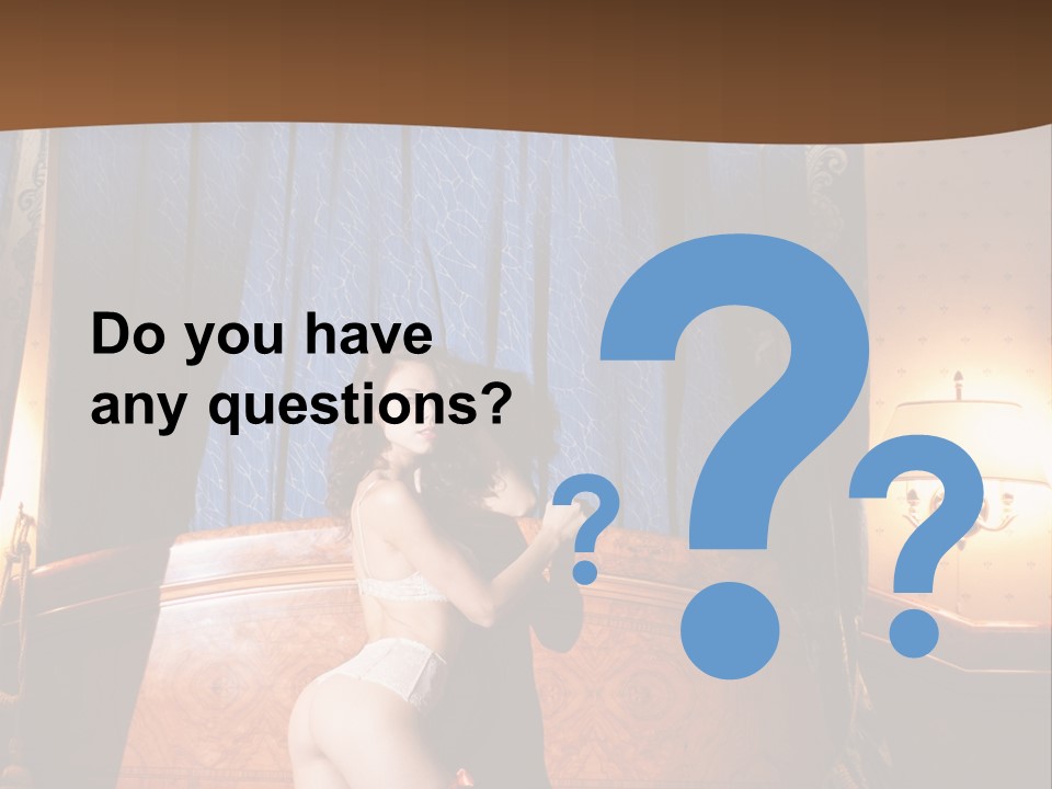 Beauty Bra Lacy PowerPoint Template