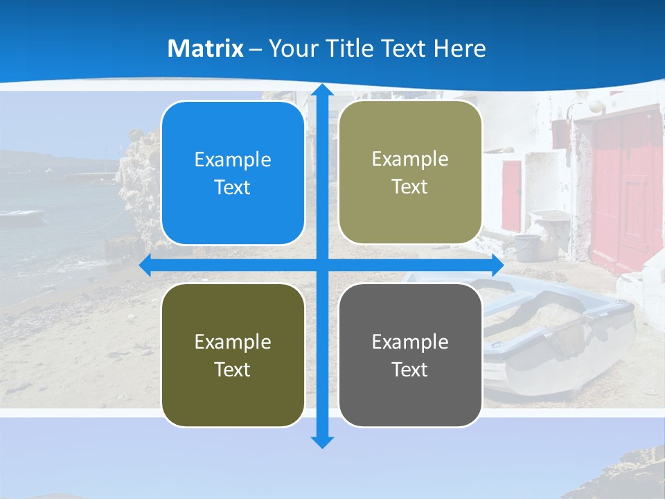 Sun Volcano Summer PowerPoint Template