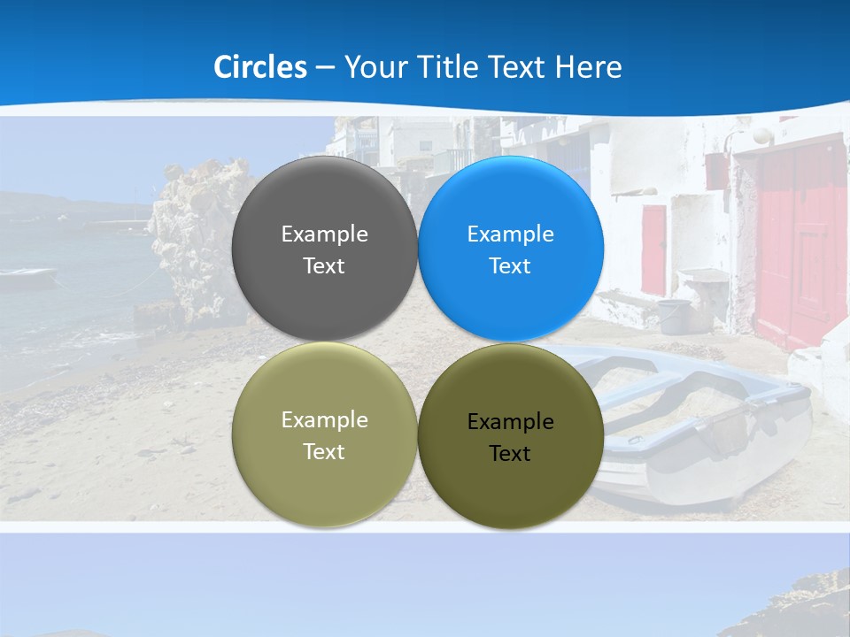 Sun Volcano Summer PowerPoint Template