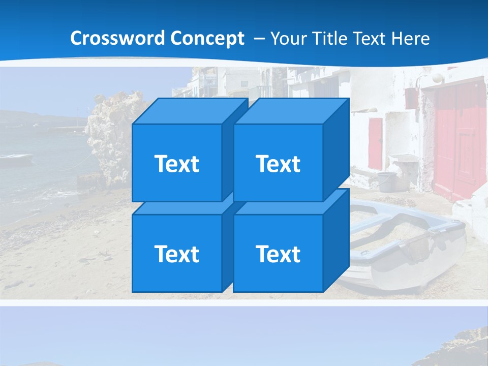 Sun Volcano Summer PowerPoint Template