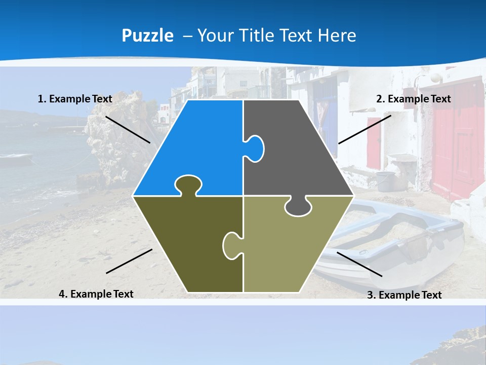 Sun Volcano Summer PowerPoint Template