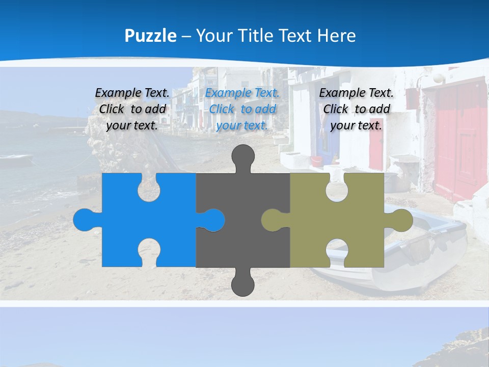 Sun Volcano Summer PowerPoint Template