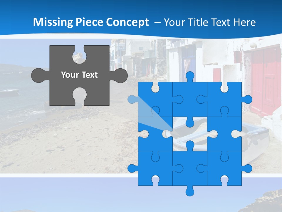 Sun Volcano Summer PowerPoint Template