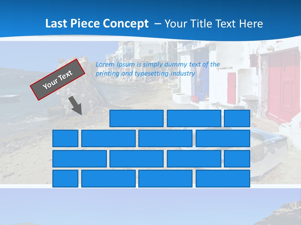 Sun Volcano Summer PowerPoint Template