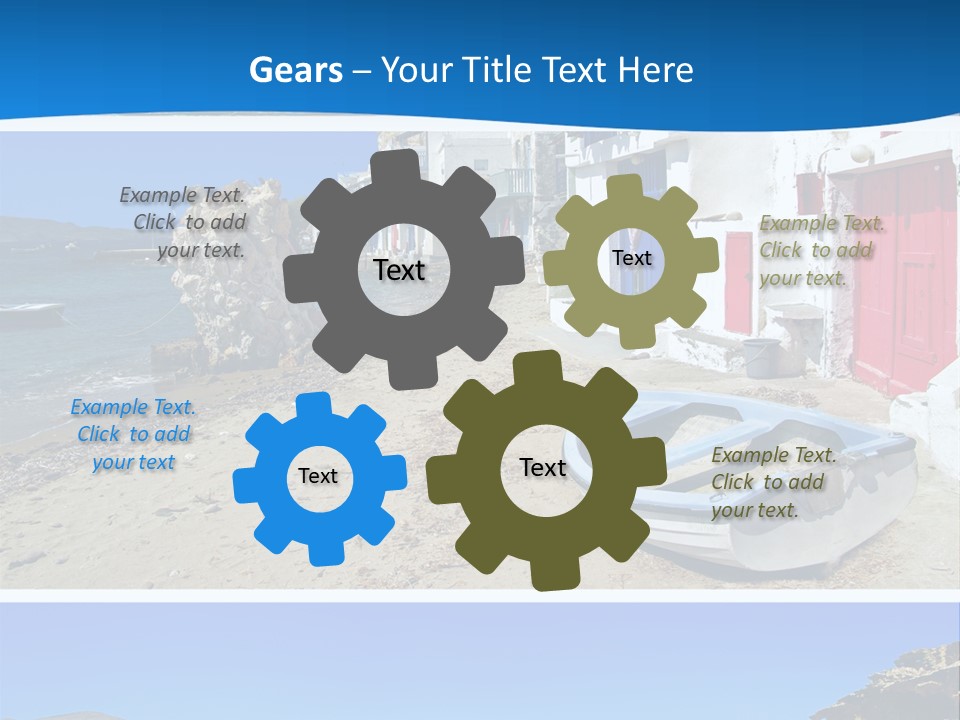 Sun Volcano Summer PowerPoint Template
