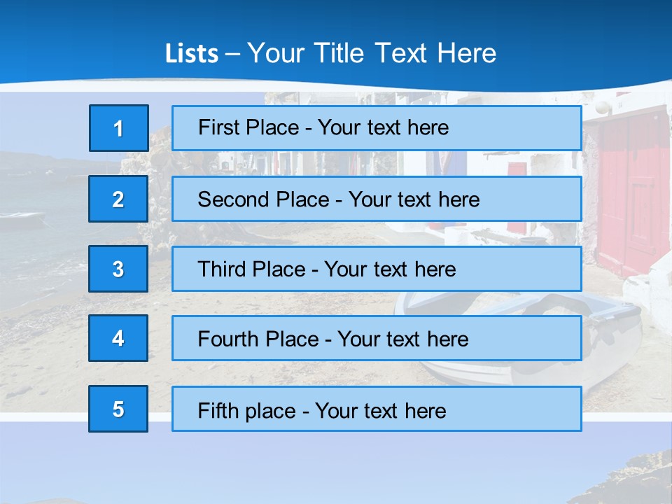 Sun Volcano Summer PowerPoint Template
