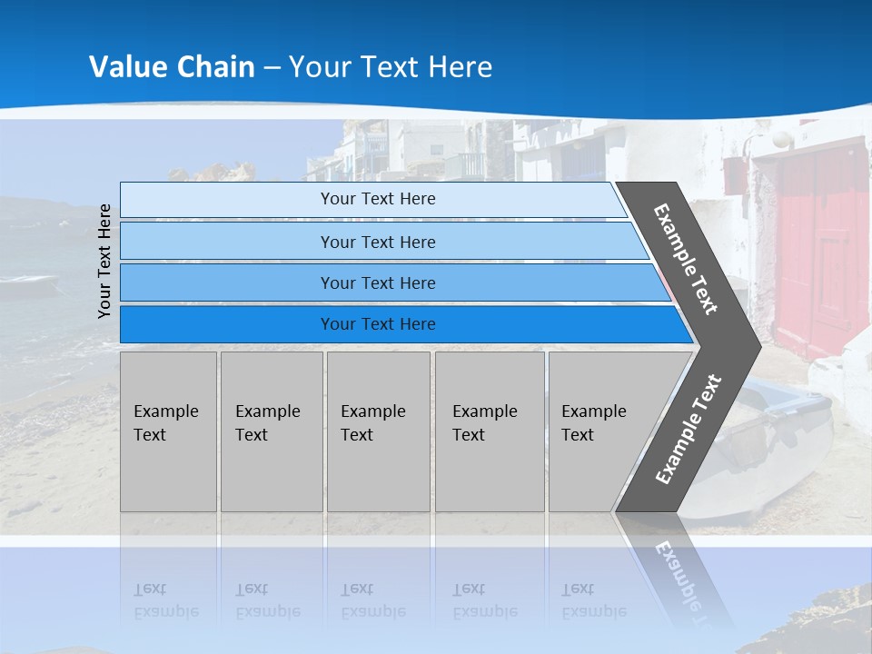 Sun Volcano Summer PowerPoint Template