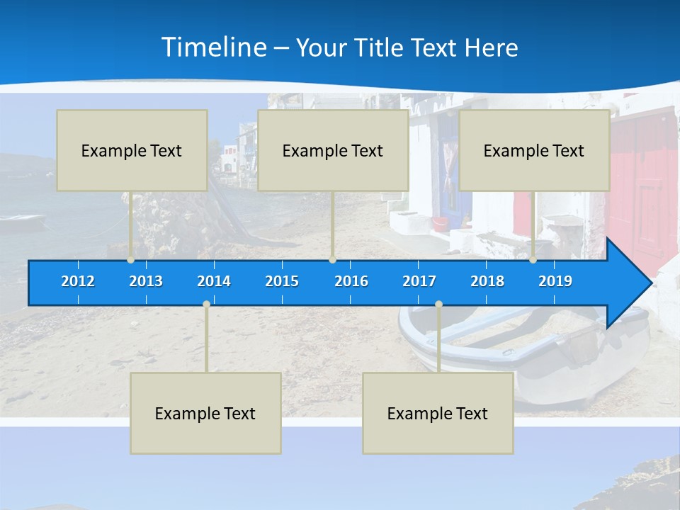 Sun Volcano Summer PowerPoint Template