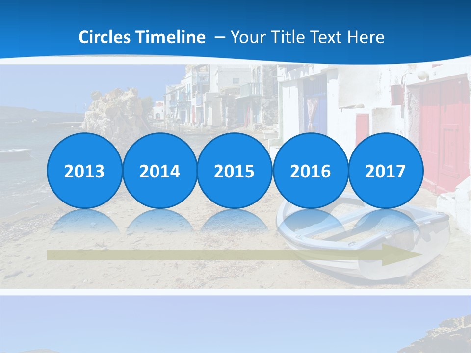 Sun Volcano Summer PowerPoint Template