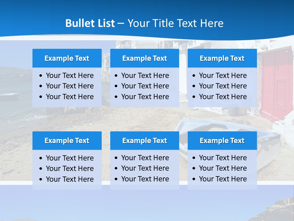 Sun Volcano Summer PowerPoint Template
