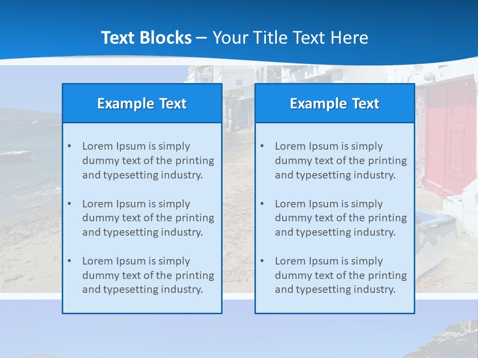 Sun Volcano Summer PowerPoint Template