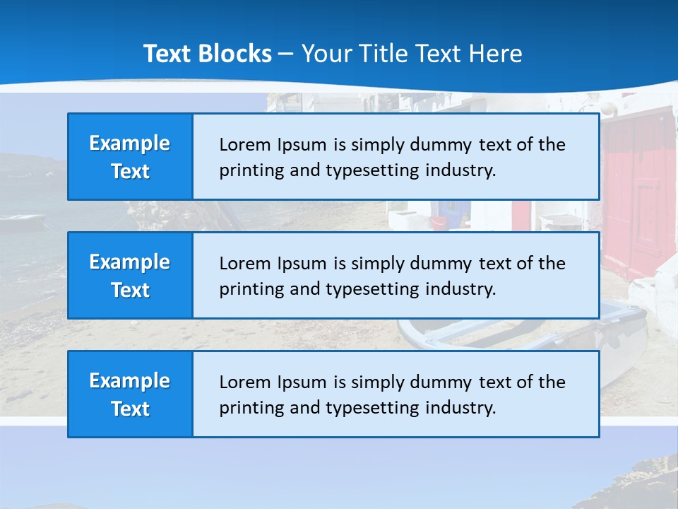 Sun Volcano Summer PowerPoint Template