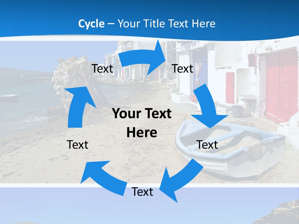 Sun Volcano Summer PowerPoint Template