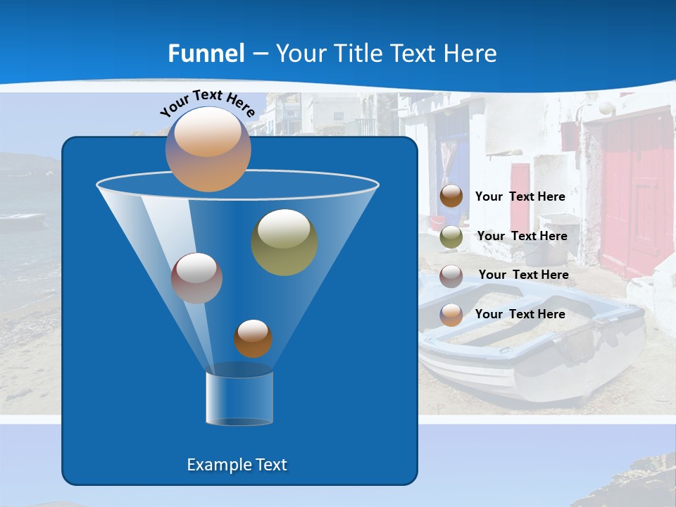 Sun Volcano Summer PowerPoint Template