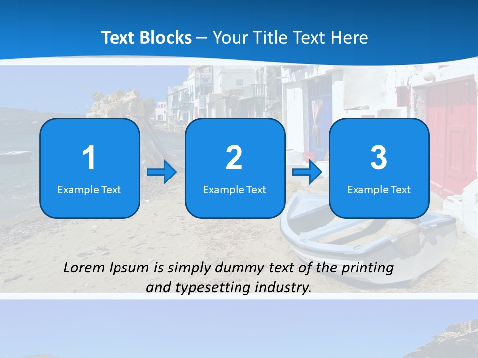 Sun Volcano Summer PowerPoint Template