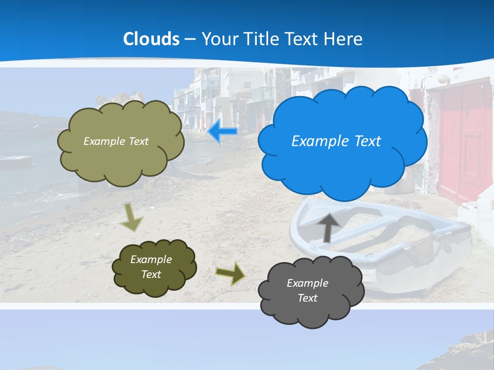 Sun Volcano Summer PowerPoint Template