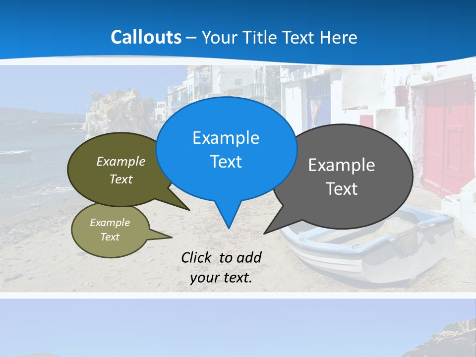 Sun Volcano Summer PowerPoint Template
