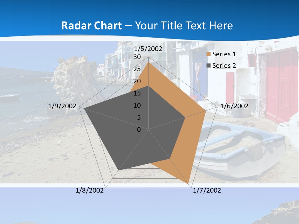 Sun Volcano Summer PowerPoint Template