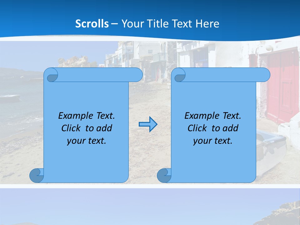 Sun Volcano Summer PowerPoint Template
