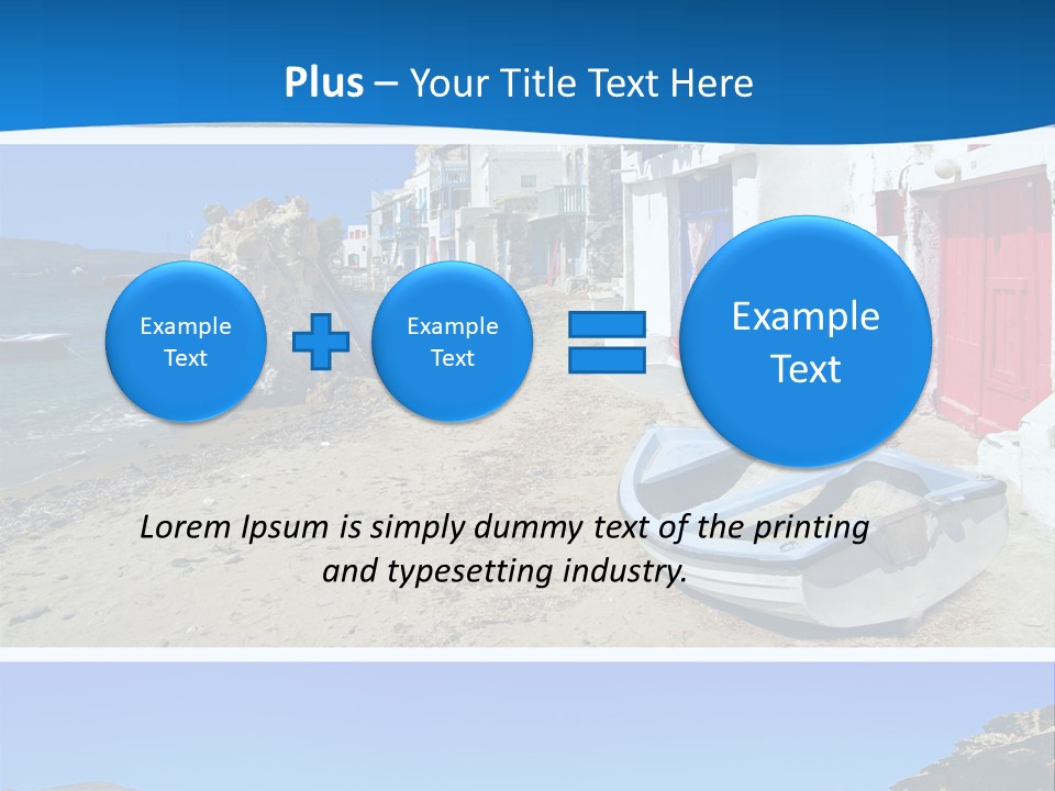 Sun Volcano Summer PowerPoint Template