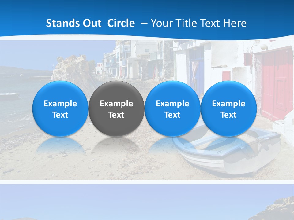 Sun Volcano Summer PowerPoint Template