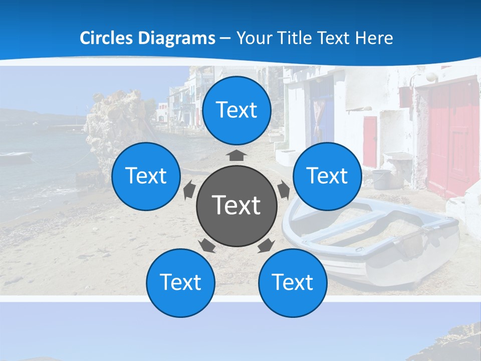 Sun Volcano Summer PowerPoint Template