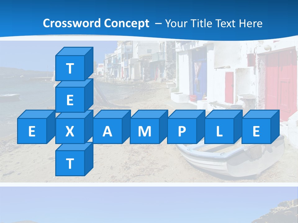 Sun Volcano Summer PowerPoint Template