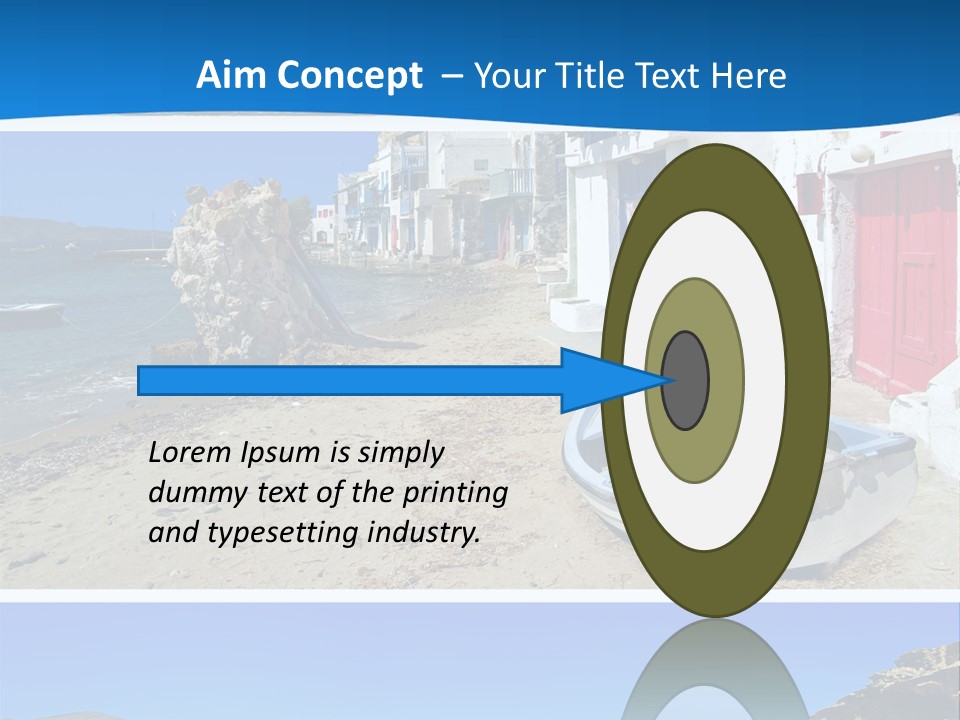 Sun Volcano Summer PowerPoint Template