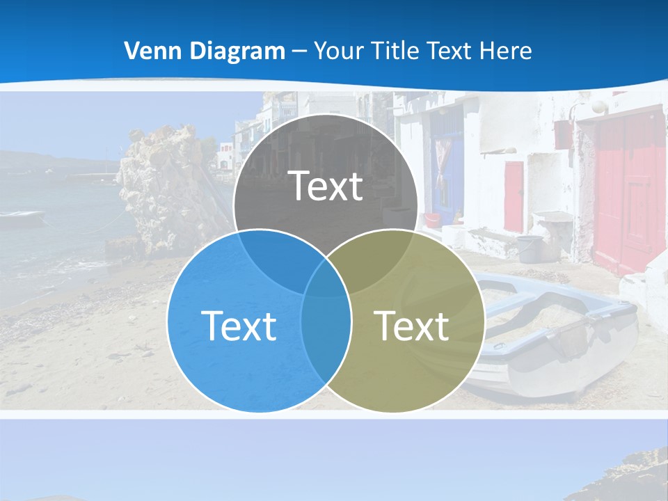 Sun Volcano Summer PowerPoint Template