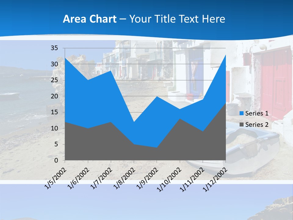 Sun Volcano Summer PowerPoint Template