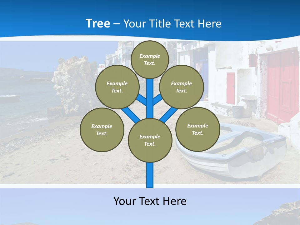 Sun Volcano Summer PowerPoint Template