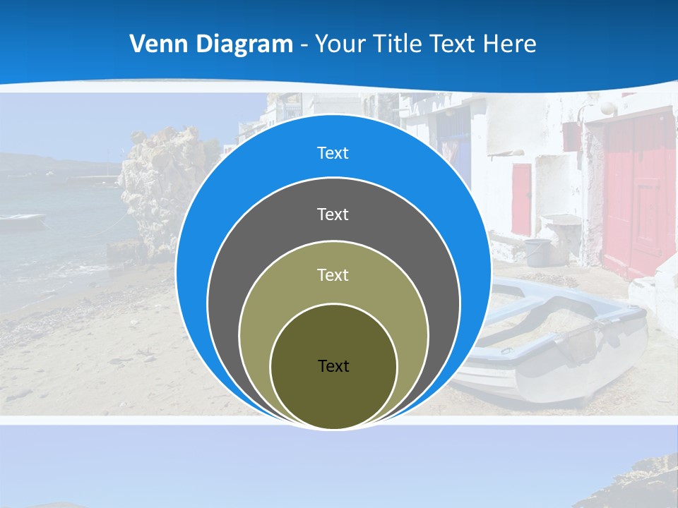 Sun Volcano Summer PowerPoint Template