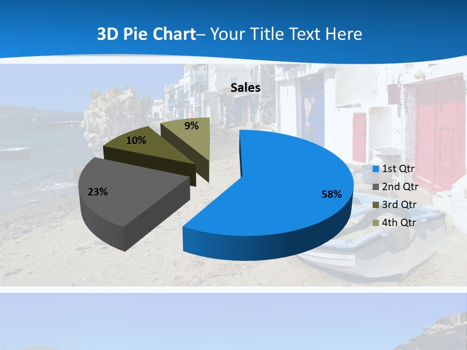Sun Volcano Summer PowerPoint Template